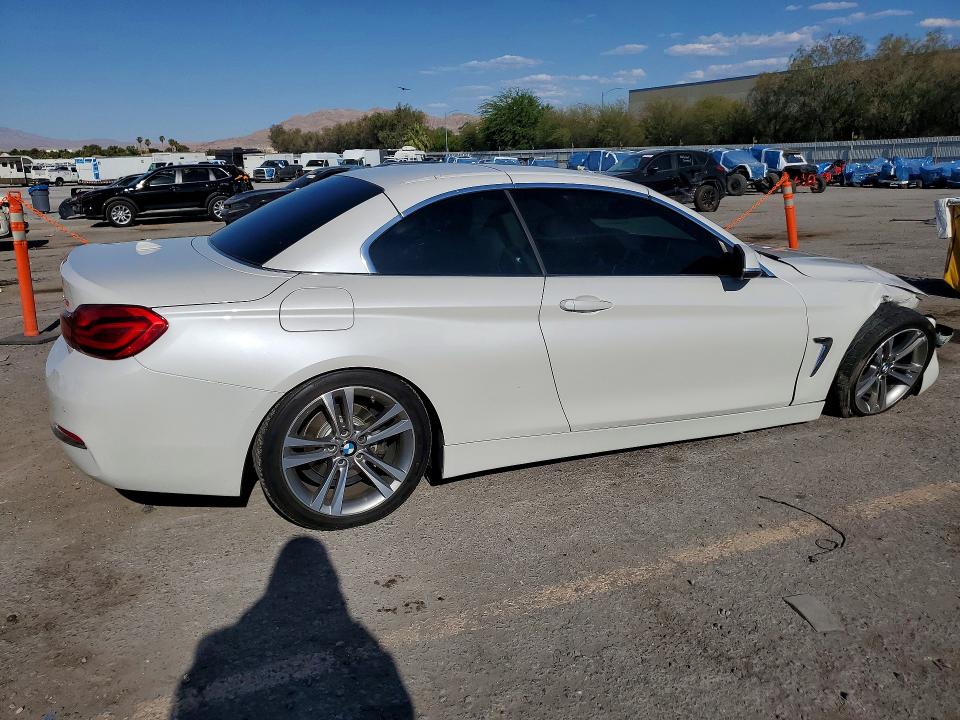 2018 BMW 4er VIN WBA4Z1C50JEE41443 COPART salvage auction — FRONT END, Nv - Salvage Title, sold $8,300 on 2026-07-30 (photo 3)