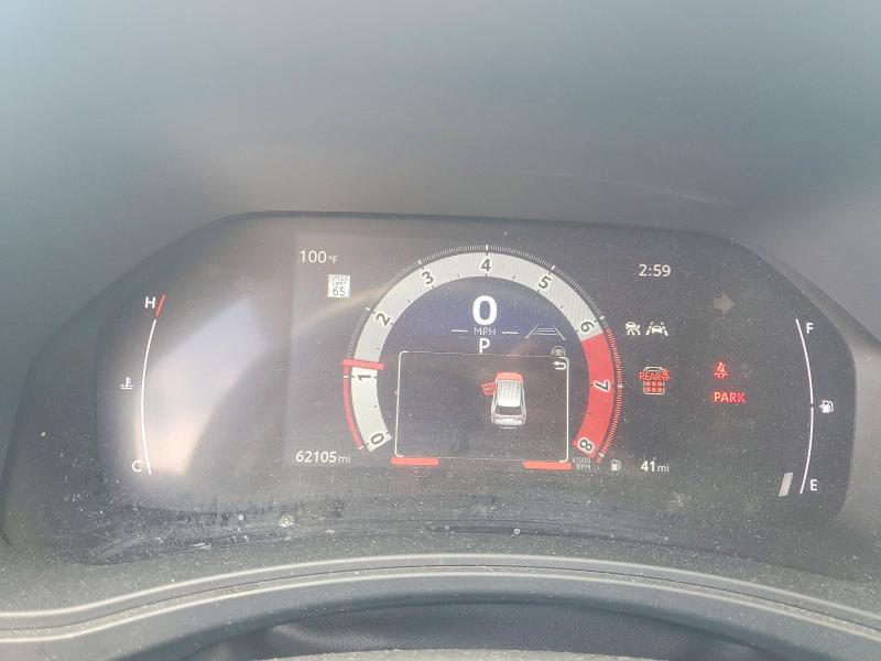 2024 Toyota Highlander VIN 5TDAAAA58RS019455 COPART salvage auction — REAR END, TX - SALVAGE VEHICLE TITLE, sold $175 on 2026-07-30 (photo 9)