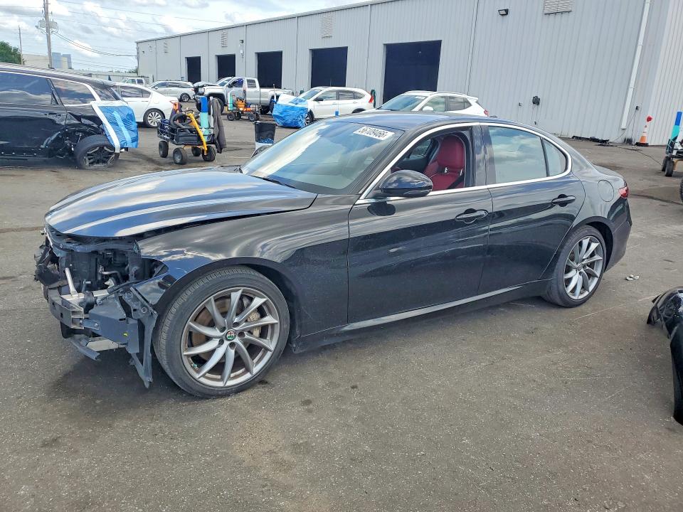 2017 Alfa romeo Giulia VIN ZARFAEBN1H7556128 COPART salvage auction — FRONT END, Fl - Cert Of Title Slvg Rebuildable, sold $1,450 on 2026-07-27 (photo 1)