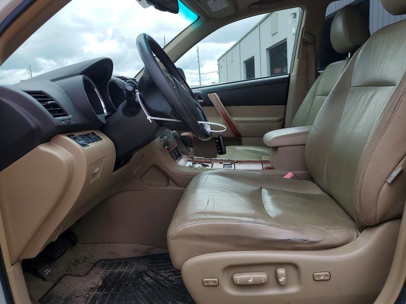 2010 Toyota Highlander VIN JTEYK3EH5A2094455 COPART salvage auction — FRONT END, Fl - Cert Of Title Slvg Rebuildable, sold $3,100 on 2026-07-06 (photo 7)