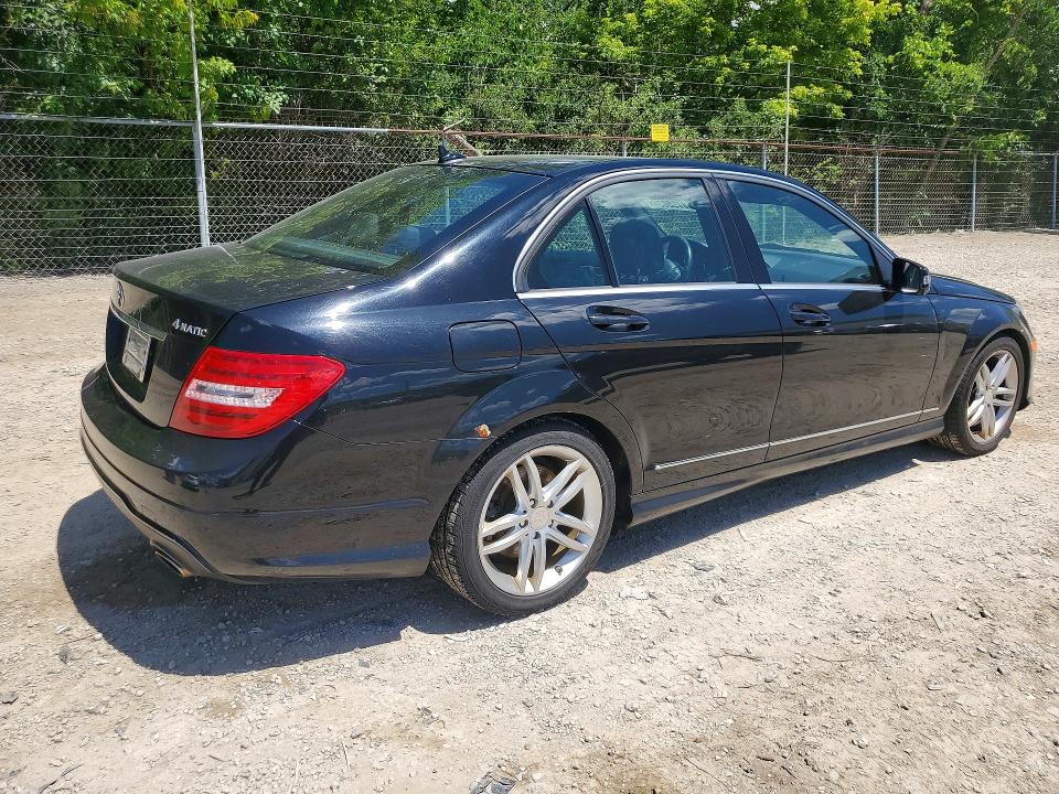 2013 Mercedes-benz C-klasse VIN WDDGF8AB1DA759595 COPART salvage auction — FRONT END, Oh - Certificate Of Title, sold $600 on 2026-07-08 (photo 3)