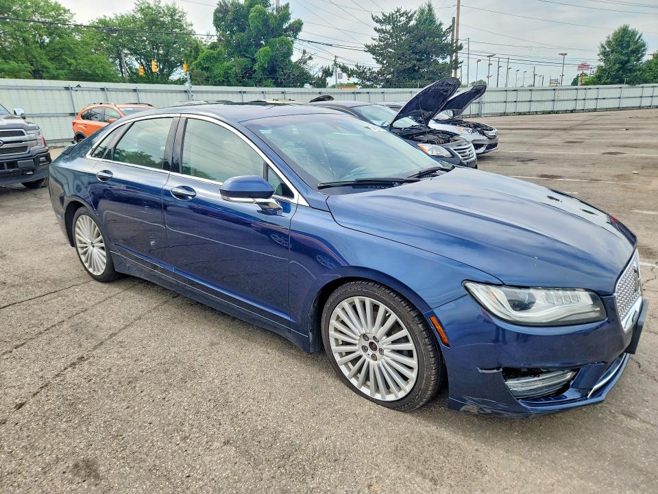 2017 Lincoln Mkz VIN 3LN6L5F93HR602113 COPART salvage auction — FRONT END, Oh - Certificate Of Title (P), sold $2,250 on 2026-07-31 (photo 4)