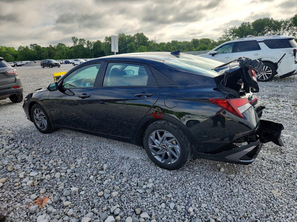 2024 Hyundai Elantra VIN KMHLM4DG5RU784550 COPART salvage auction — REAR END, Oh - Cert Of Title-Salvage, sold $5,500 on 2026-07-10 (photo 2)