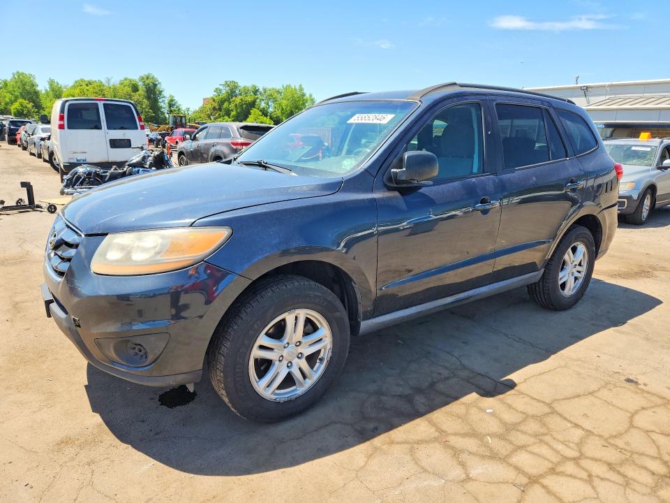 2011 Hyundai Santa fe VIN 5XYZGDAB5BG070066 COPART salvage auction — REAR END, Ct - Cert Of Title-Salvage, sold $950 on 2026-07-10 (photo 1)