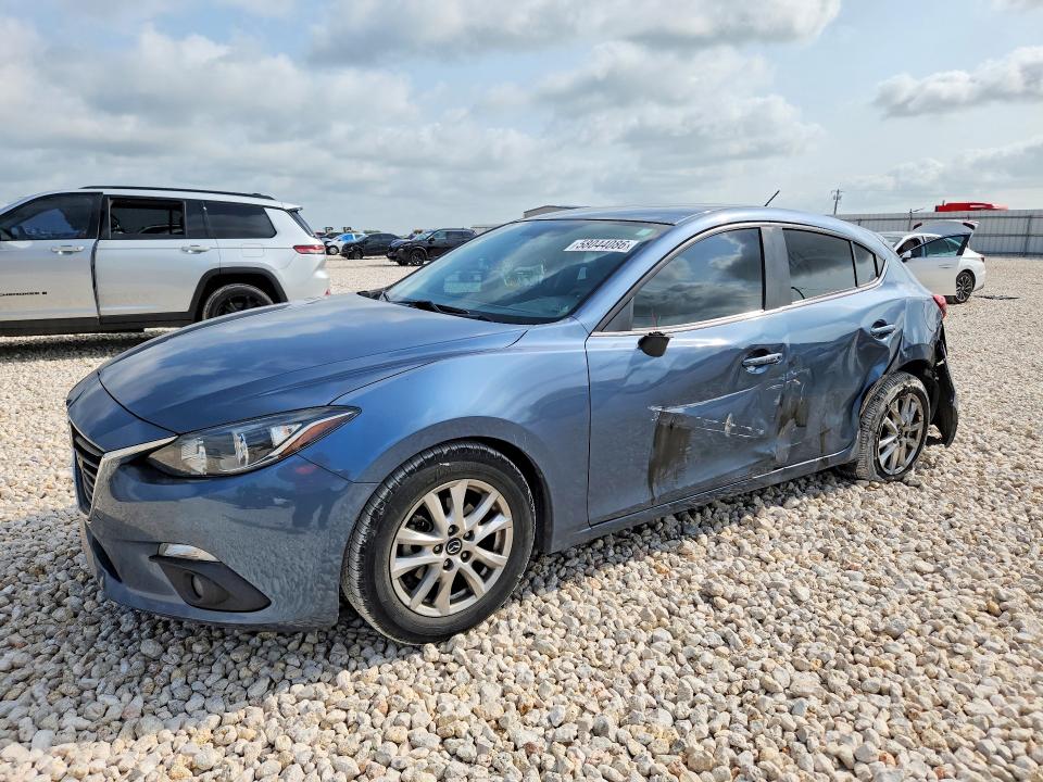 2015 Mazda 3 VIN 3MZBM1L7XFM144623 COPART salvage auction — SIDE, Tx - Salvage Vehicle Title, sold $525 on 2026-07-30 (photo 1)