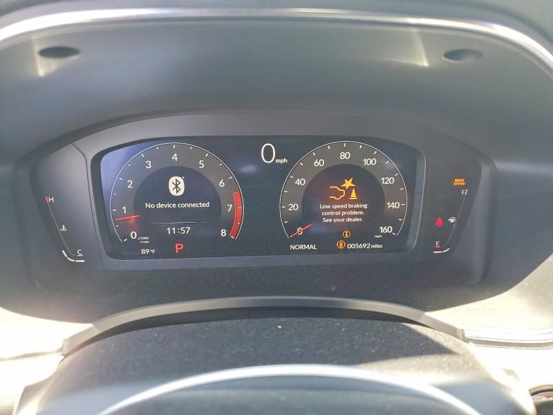 2026 Acura VIN 19UDE4H69TA001442 COPART salvage auction — FRONT END, Ca - Salvage Certificate, sold $13,200 on 2026-07-29 (photo 9)