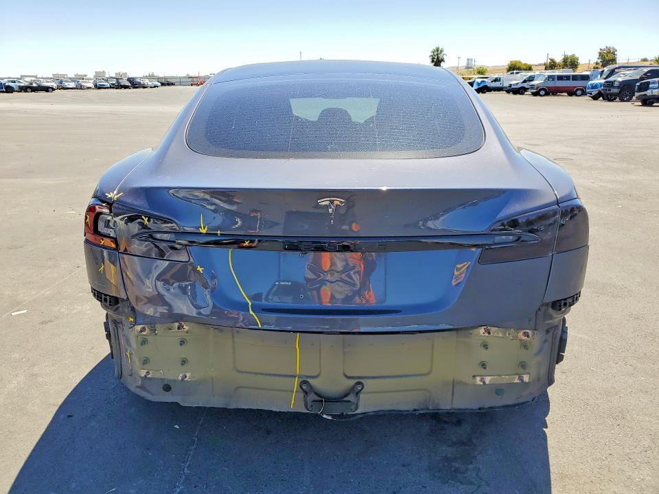 2019 Tesla Model s VIN 5YJSA1E25KF305732 COPART salvage auction — REAR END, Ca - Salvage Certificate, sold $8,700 on 2026-07-20 (photo 6)