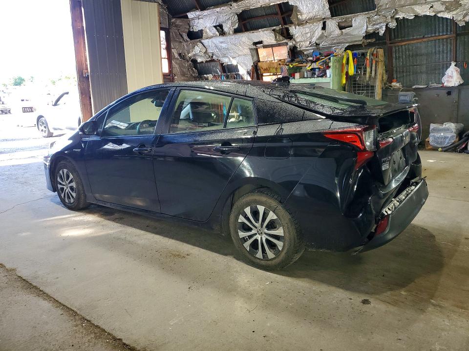 2021 Toyota Prius VIN JTDL9MFUXM3022709 COPART salvage auction — REAR END, Ny - Mv-907A Salvage Certificate, sold $5,100 on 2026-07-15 (photo 2)