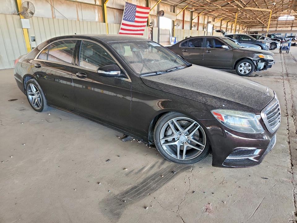 2014 Mercedes-benz S class VIN WDDUG8CB0EA043947 COPART salvage auction — FRONT END, Az - Certificate Of Title, sold $2,050 on 2026-07-29 (photo 4)