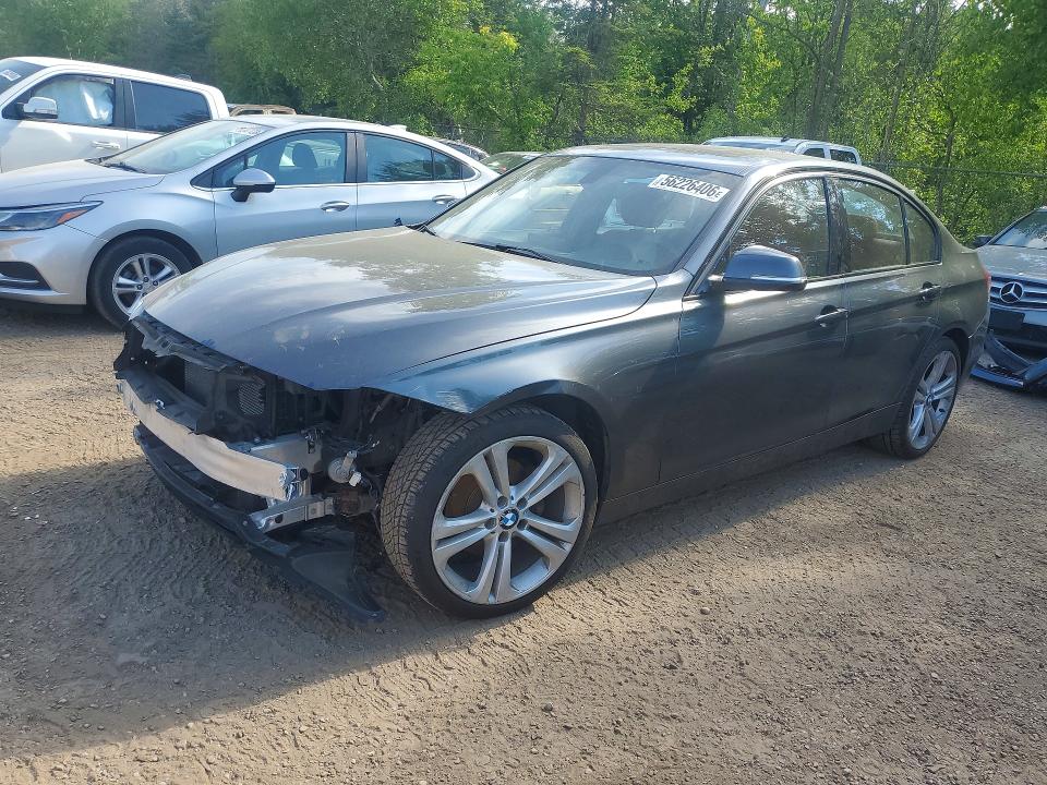 2014 BMW VIN WBA3B3G51ENR85149 COPART salvage auction — FRONT END, On - Permit No Brand - Unfit, sold $1,500 on 2026-08-18 (photo 1)