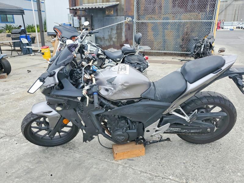 2015 Honda Cbr500 VIN MLHPC4409F5200200 COPART salvage auction — SIDE, Ca - Salvage Certificate, sold $300 on 2026-07-08 (photo 3)
