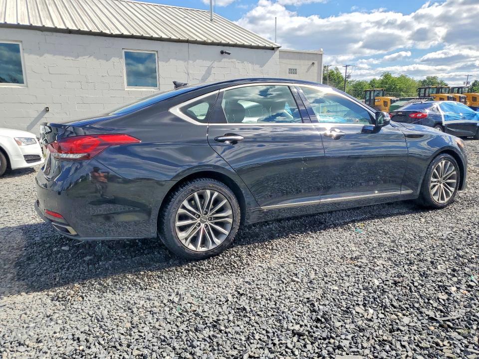2015 Hyundai Genesis VIN KMHGN4JEXFU019055 COPART salvage auction — FRONT END, NJ - CERT OF TITLE-SALVAGE, sold $2,150 on 2026-07-28 (photo 3)