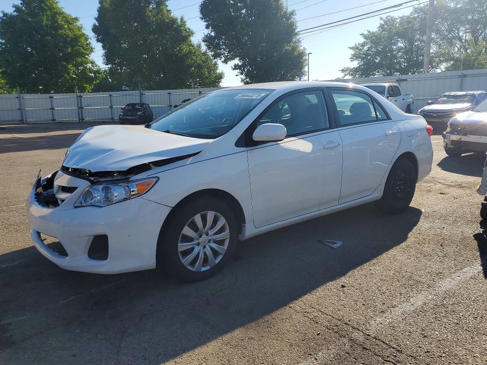 2012 Toyota Corolla VIN 5YFBU4EE8CP055010 COPART salvage auction — FRONT END, Oh - Cert Of Title-Salvage, sold $2,200 on 2026-07-17 (photo 1)