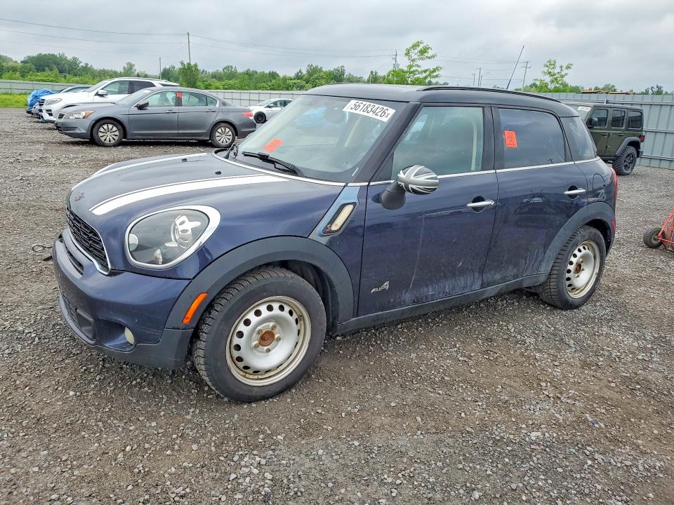 2014 Mini Cooper VIN WMWZC5C53EWP37830 COPART salvage auction — FRONT END, On - Permit No Brand - Unfit, sold $275 on 2026-07-02 (photo 1)