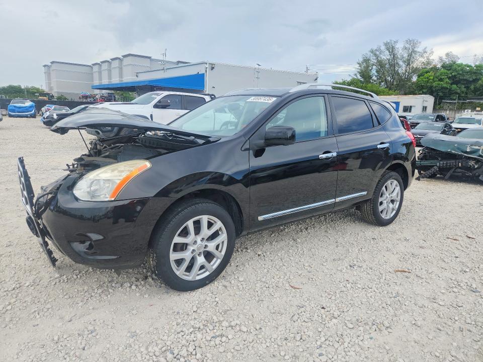 2012 Nissan Rogue VIN JN8AS5MV7CW363340 COPART salvage auction — FRONT END, FL - CERT OF TITLE SLVG REBUILDABLE, sold $250 on 2026-07-24 (photo 1)