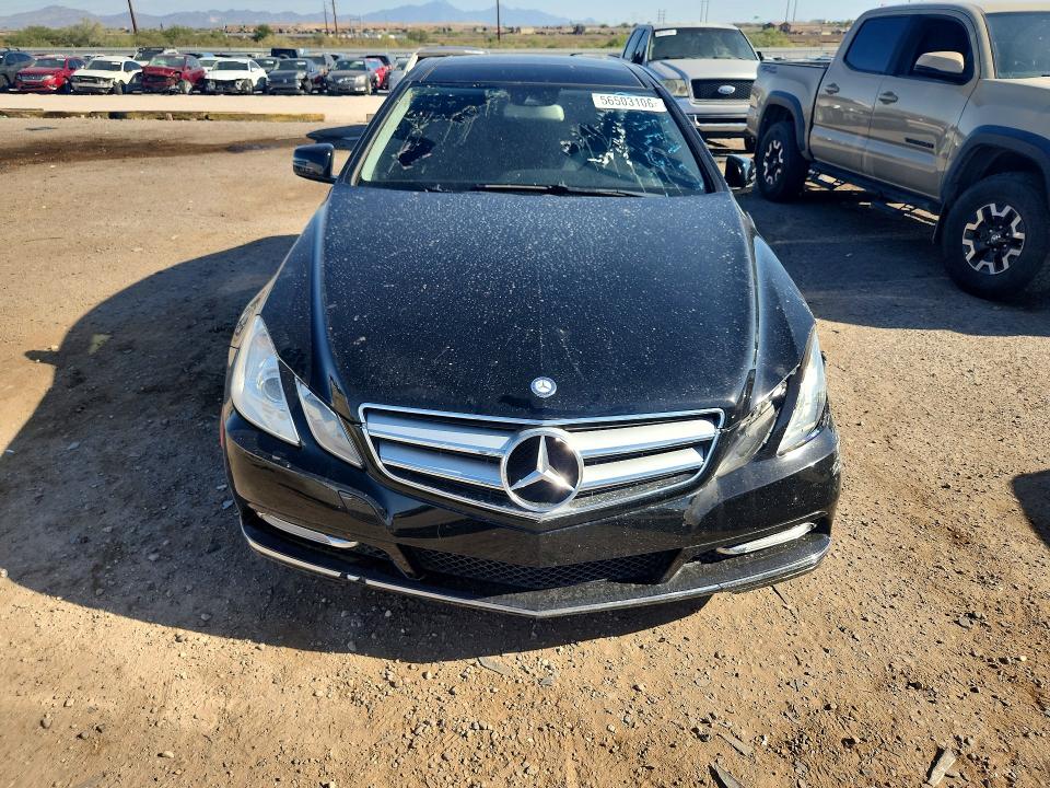 2013 Mercedes-benz E-klasse VIN WDDKJ5KB7DF198019 COPART salvage auction — FRONT END, Az - Cert Of Title - Salvage, sold $800 on 2026-07-17 (photo 5)