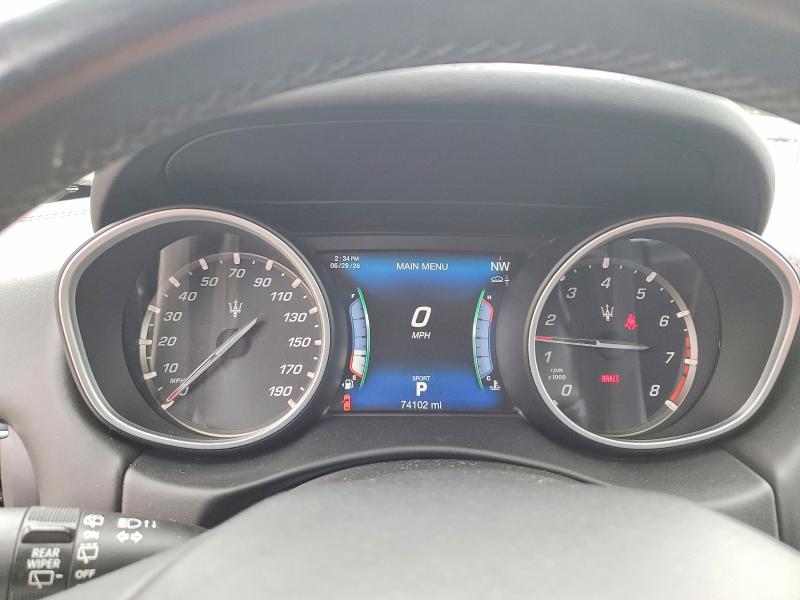 2017 Maserati Levante VIN ZN661XUS7HX238652 COPART salvage auction — REAR END, Wa - Bill Of Sale, sold $10,400 on 2026-07-02 (photo 9)