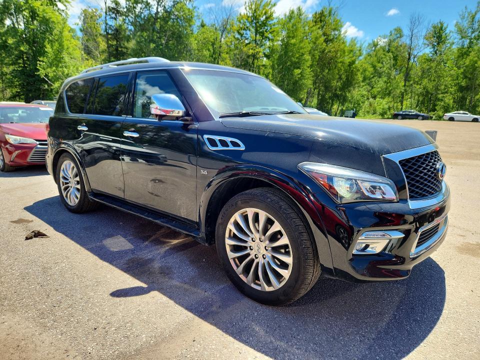 2017 Infiniti Qx80 VIN JN8AZ2NCXH9431336 COPART salvage auction — SIDE, On - Permit No Brand - Unfit, sold $7,600 on 2026-07-07 (photo 4)