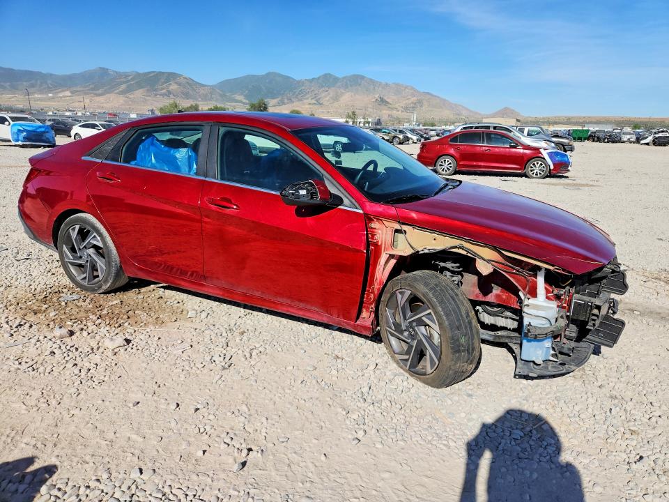 2024 Hyundai Elantra VIN KMHLS4DG3RU667362 COPART salvage auction — FRONT END, Ut - Salvage Certificate, sold $7,200 on 2026-07-31 (photo 4)