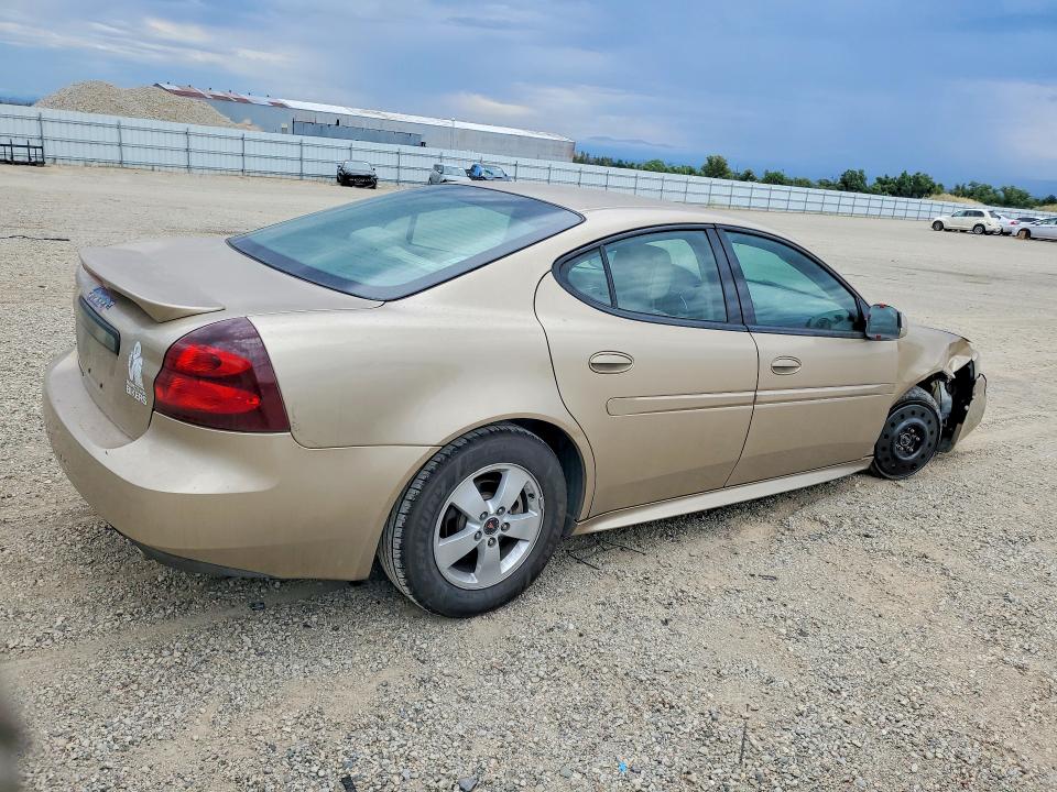 2005 Pontiac Grand prix VIN 2G2WP522151203366 COPART salvage auction — FRONT END, Ca - Salvage Certificate, sold $50 on 2026-07-31 (photo 3)
