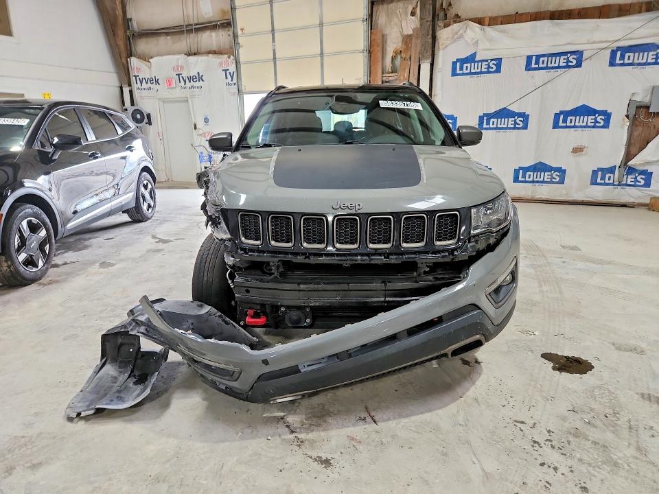 2021 Jeep Compass VIN 3C4NJDDB0MT529253 COPART salvage auction — FRONT END, Tn - Salvage Certificate, sold $2,700 on 2026-08-03 (photo 5)