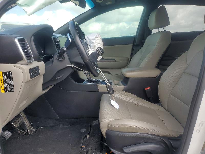 2020 Kia Sportage VIN KNDP63ACXL7782987 COPART salvage auction — FRONT END, Tx - Salvage Vehicle Title, sold $2,600 on 2026-07-13 (photo 7)