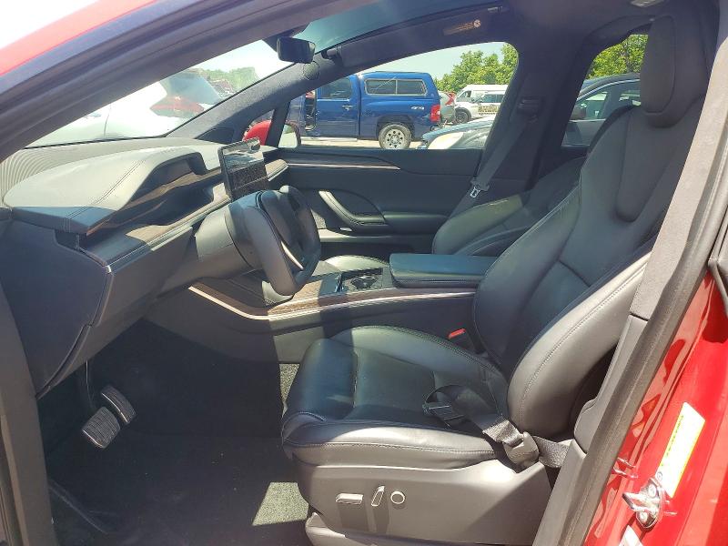 2023 Tesla Model x VIN 7SAXCAE55PF380001 COPART salvage auction — FRONT END, Mo - Salvage Certificate Of Title, sold $21,600 on 2026-07-31 (photo 7)