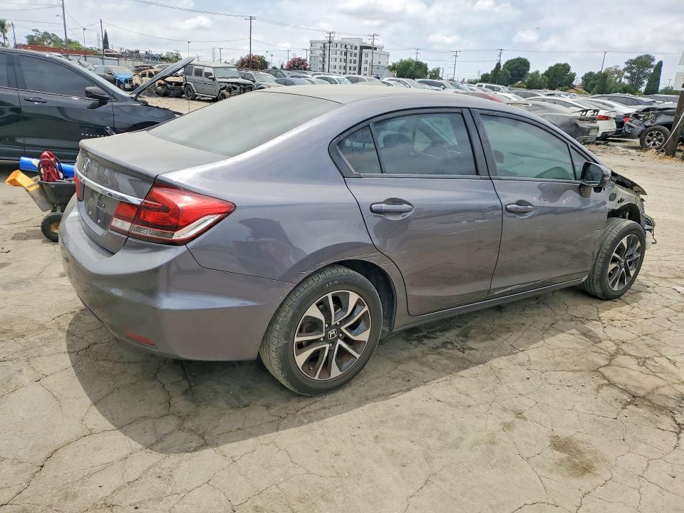 2015 Honda Civic VIN 2HGFB2F86FH519329 COPART salvage auction — FRONT END, CA - SALVAGE CERTIFICATE, sold $2,800 on 2026-07-02 (photo 3)