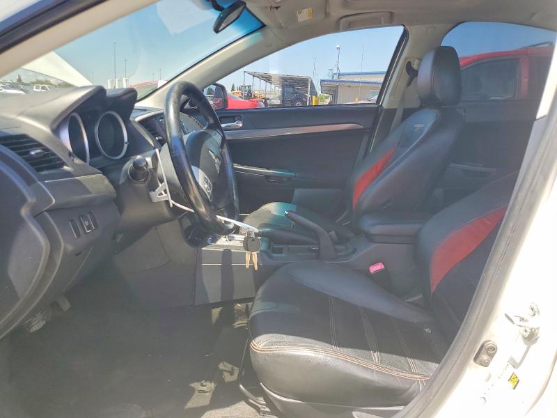 2010 Mitsubishi Lancer VIN JA32U8FW9AU002572 COPART salvage auction — FRONT END, CA - SALVAGE CERTIFICATE, sold $525 on 2026-07-09 (photo 7)