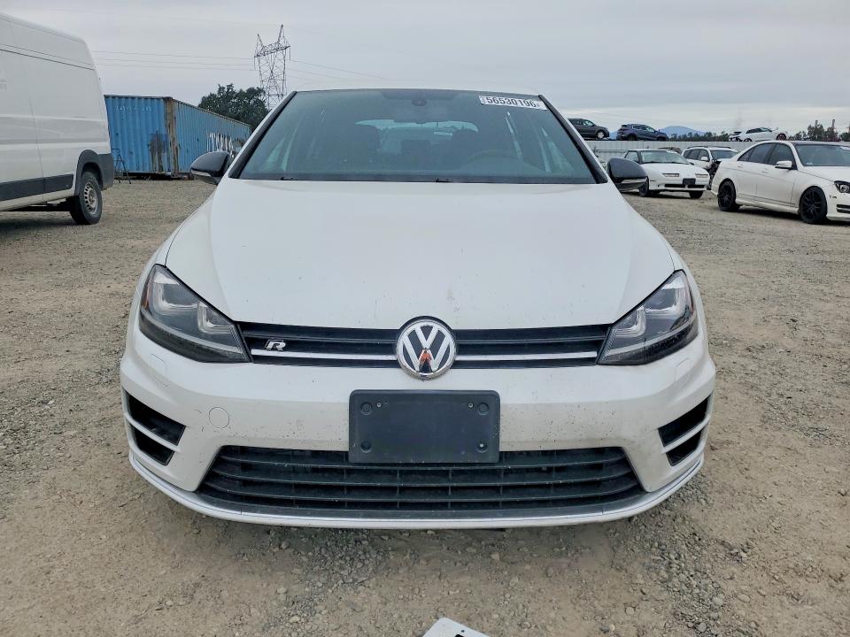 2016 Volkswagen Golf r VIN WVWUF7AU9GW141666 COPART salvage auction — BURN, CA - NON-REPAIRABLE VEHICLE CERT, sold $2,400 on 2026-07-24 (photo 5)