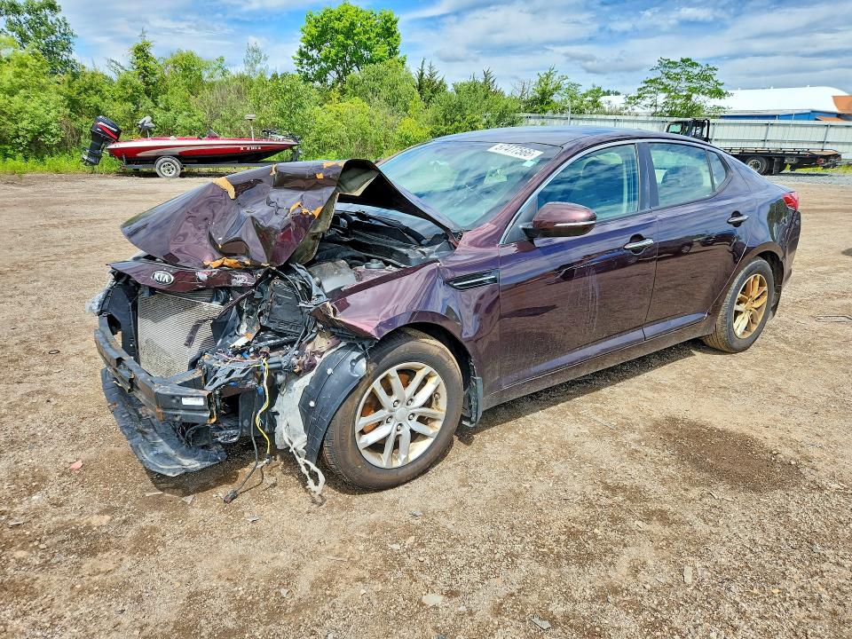 2013 Kia Optima VIN 5XXGM4A75DG198701 COPART salvage auction — FRONT END, Oh - Cert Of Title-Salvage, sold $325 on 2026-07-16 (photo 1)