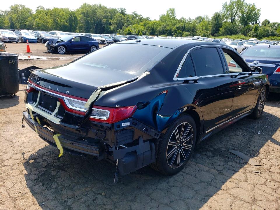 2017 Lincoln Continental VIN 1LN6L9NP6H5608062 COPART salvage auction — REAR END, Ct - Cert Of Title-Salvage, sold $475 on 2026-07-02 (photo 3)