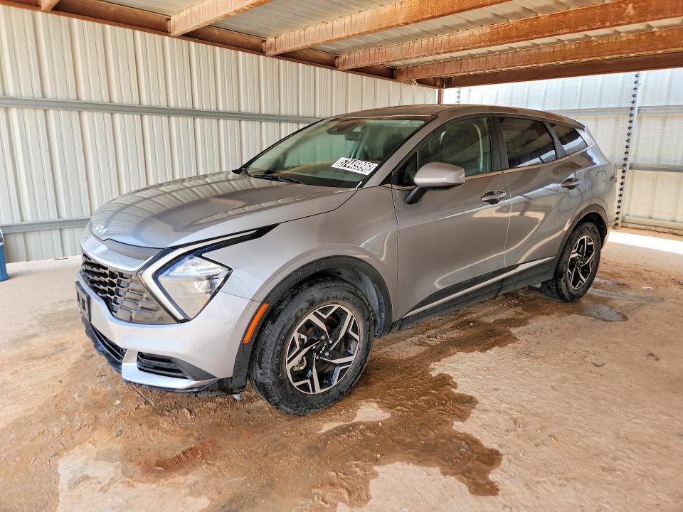 2023 Kia Sportage VIN KNDPU3AF8P7106432 COPART salvage auction — HAIL, TX - CERTIFICATE OF TITLE, sold $10,400 on 2026-07-23 (photo 1)