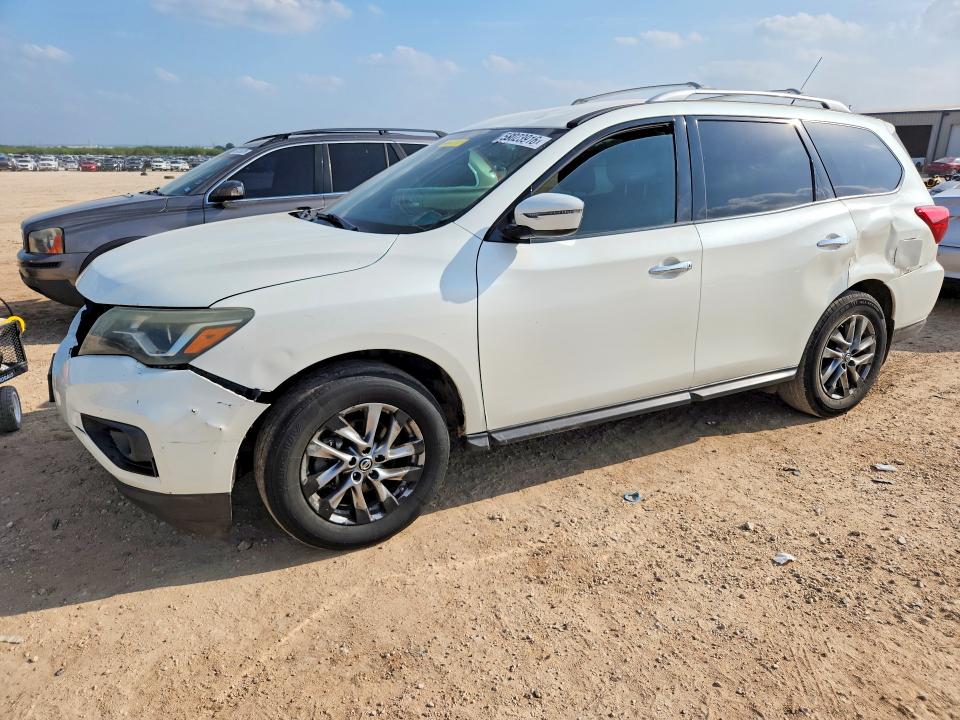 2018 Nissan Pathfinder VIN 5N1DR2MN6JC606438 COPART salvage auction — FRONT END, Tx - Certificate Of Title, sold $2,200 on 2026-07-09 (photo 1)