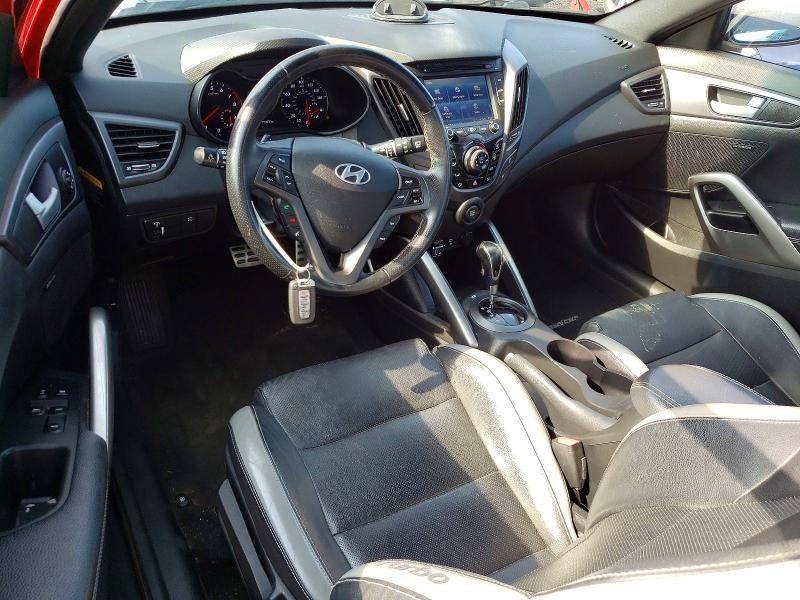 2016 Hyundai Veloster VIN KMHTC6AEXGU267758 COPART salvage auction — MECHANICAL, Ct - Cert Of Title-Salvage, sold $650 on 2026-07-14 (photo 8)