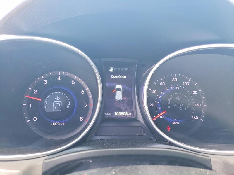 2015 Hyundai Santa fe VIN 5XYZW4LA1FG240503 COPART salvage auction — BIOHAZARD/CHEMICAL, Ma - Cert Of Title-Reconstrctd Coll, sold $2,600 on 2026-07-15 (photo 9)