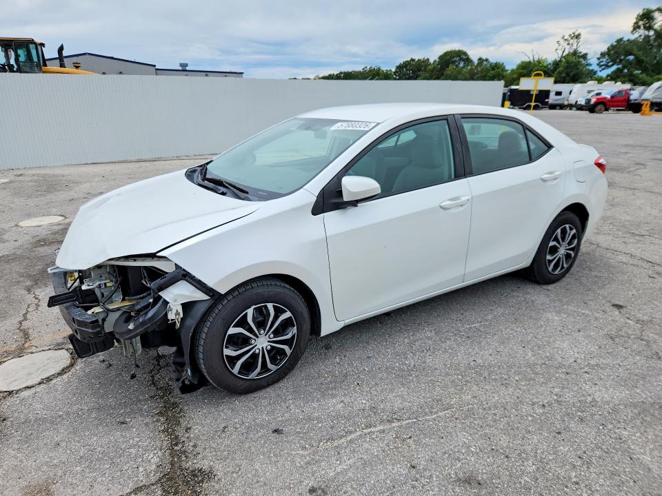2014 Toyota Corolla VIN 5YFBPRHE7EP034491 COPART salvage auction — FRONT END, Mo - Salvage Certificate Of Title, sold $2,000 on 2026-07-27 (photo 1)