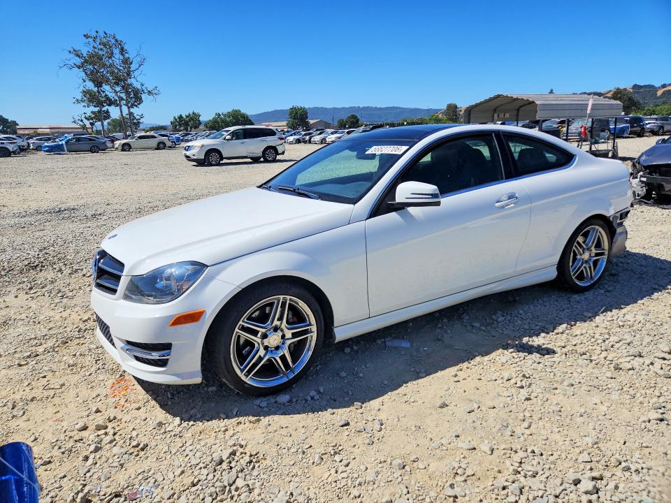 2015 Mercedes-benz C-klasse VIN WDDGJ5HB0FG374886 COPART salvage auction — REAR END, Ca - Salvage Certificate, sold $2,100 on 2026-07-28 (photo 1)