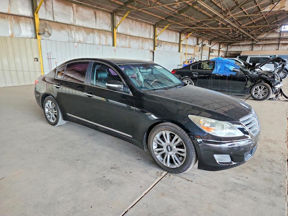 2011 Hyundai Genesis VIN KMHGC4DF2BU121423 COPART salvage auction — NORMAL WEAR, Az - Certificate Of Title (P), sold $1,150 on 2026-07-27 (photo 4)