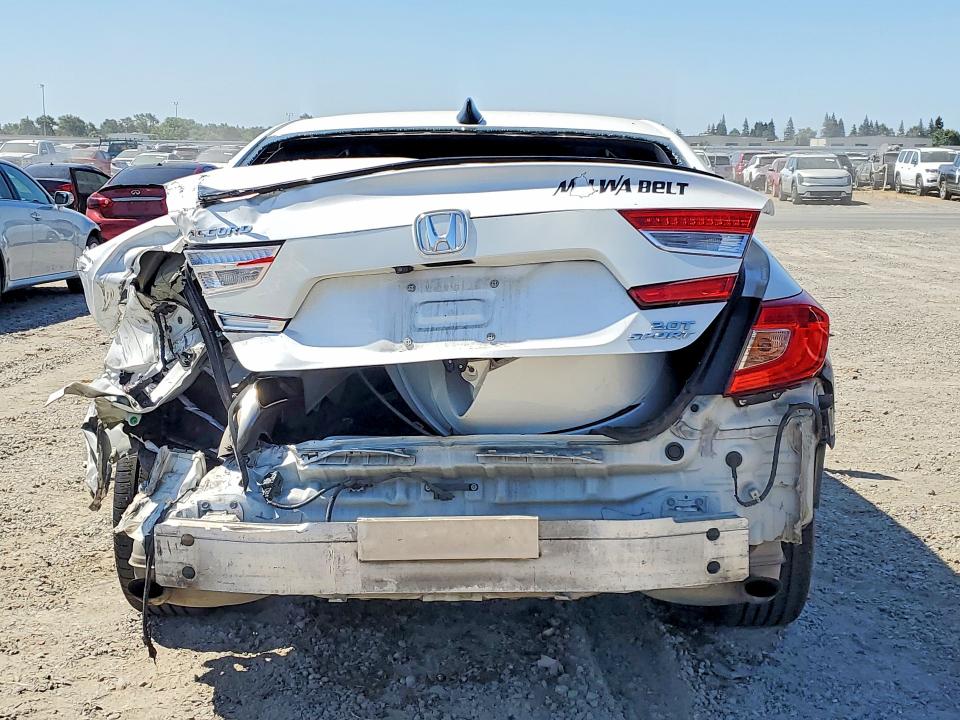 2021 Honda Accord VIN 1HGCV2F32MA002488 COPART salvage auction — REAR END, CA - SALVAGE CERTIFICATE, sold $5,000 on 2026-07-09 (photo 6)