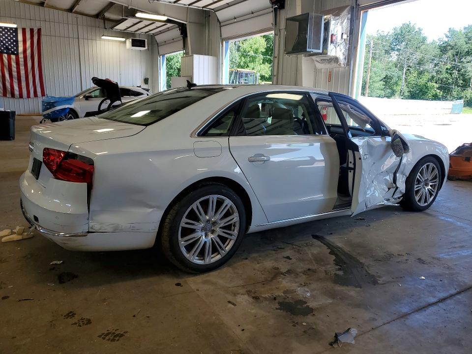 2014 Audi A8 VIN WAURGAFDXEN005782 COPART salvage auction — SIDE, Mn - Certificate Of Title, sold $1,750 on 2026-07-07 (photo 3)
