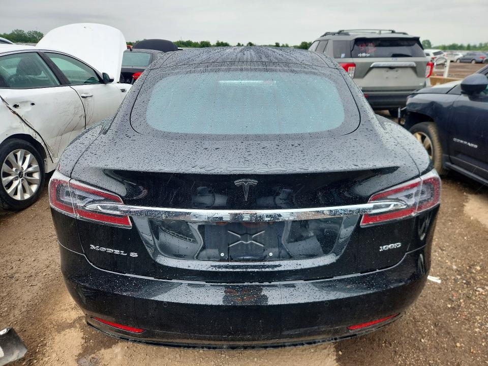 2017 Tesla Model s VIN 5YJSA1E25HF185262 COPART salvage auction — SIDE, Il - Salvage Certificate, sold $8,300 on 2026-07-14 (photo 6)