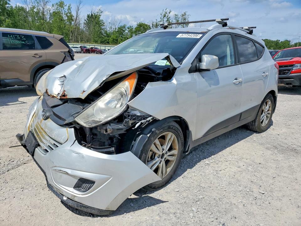2011 Hyundai Tucson VIN KM8JUCAC6BU187562 COPART salvage auction — FRONT END, Ny - Mv-907A Salvage Certificate, sold $475 on 2026-07-20 (photo 1)
