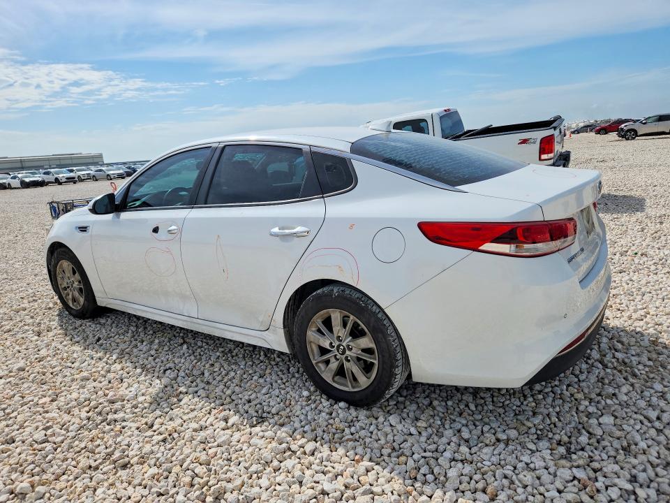 2018 Kia Optima VIN 5XXGT4L37JG191001 COPART salvage auction — VANDALISM, TX - SALVAGE VEHICLE TITLE (P), sold $1,650 on 2026-07-09 (photo 2)
