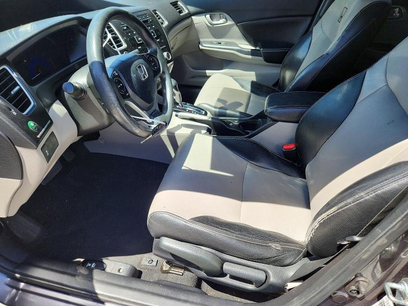2014 Honda Civic VIN 19XFB2F52EE031459 COPART salvage auction — FRONT END, CO - PUBLIC - SALVAGE TITLE, sold $1,800 on 2026-07-09 (photo 7)
