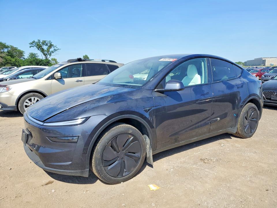 2026 Tesla Model y VIN 7SAYGDED2TA490545 COPART salvage auction — HAIL, Ia - Cert Of Title-Salvage Title, sold $18,100 on 2026-07-31 (photo 1)
