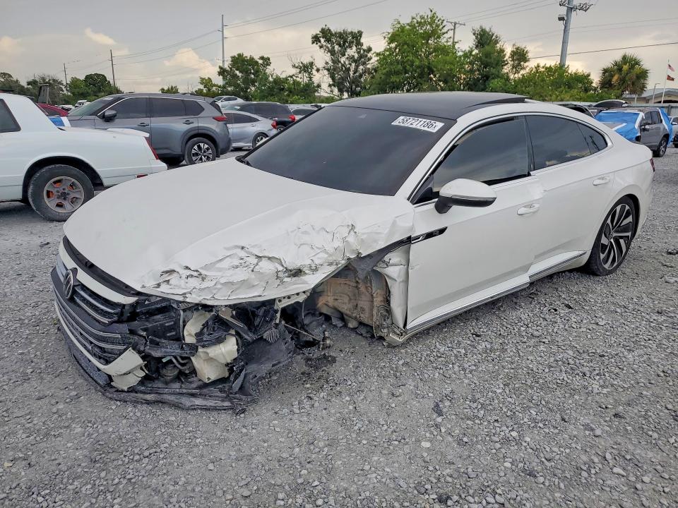 2021 Volkswagen VIN WVWSR7ANXME011730 COPART salvage auction — FRONT END, Fl - Certificate Of Destruction, sold $2,900 on 2026-08-18 (photo 1)