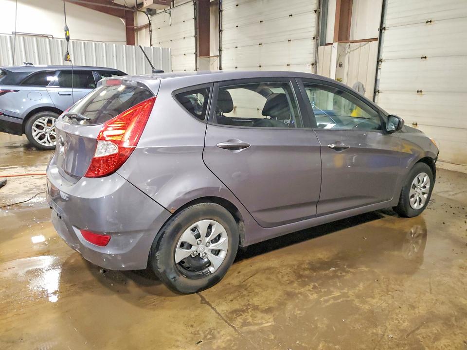 2015 Hyundai Accent VIN KMHCT5AE2FU199187 COPART salvage auction — FRONT END, Nj - Cert Of Title-Salvage, sold $500 on 2026-07-31 (photo 3)