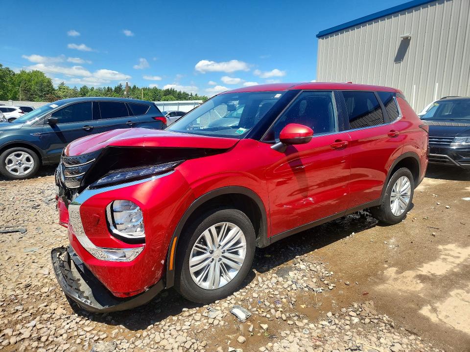 2024 Mitsubishi VIN JA4J4UA82RZ087505 COPART salvage auction — FRONT END, Wi - Cert Of Title-Salvage Vehicle, sold $6,600 on 2026-07-20 (photo 1)