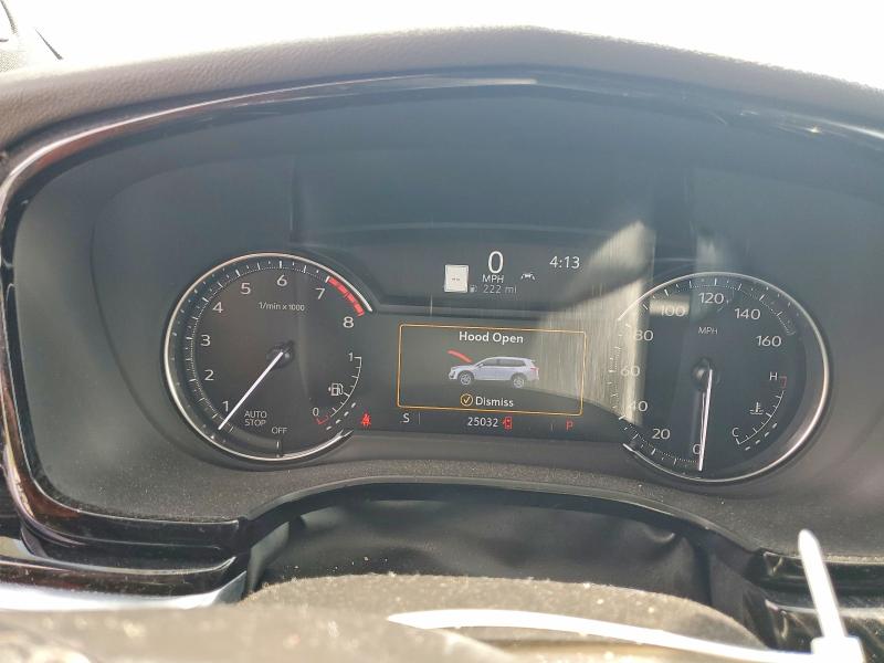 2025 Cadillac Xt6 VIN 1GYKPCRS8SZ122849 COPART salvage auction — HAIL, Oh - Cert Of Title-Salvage, sold $15,400 on 2026-07-13 (photo 9)